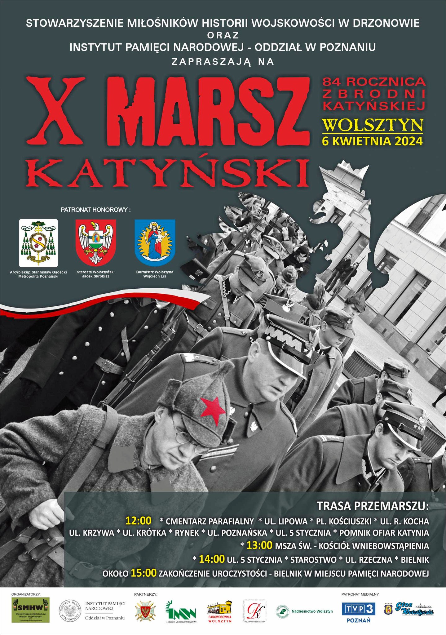 X Marsz Katyński 6 kwietnia 2024